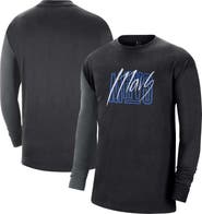 Nike Men's Nike Black Dallas Mavericks Courtside Versus Flight MAX90 Long Sleeve T-Shirt