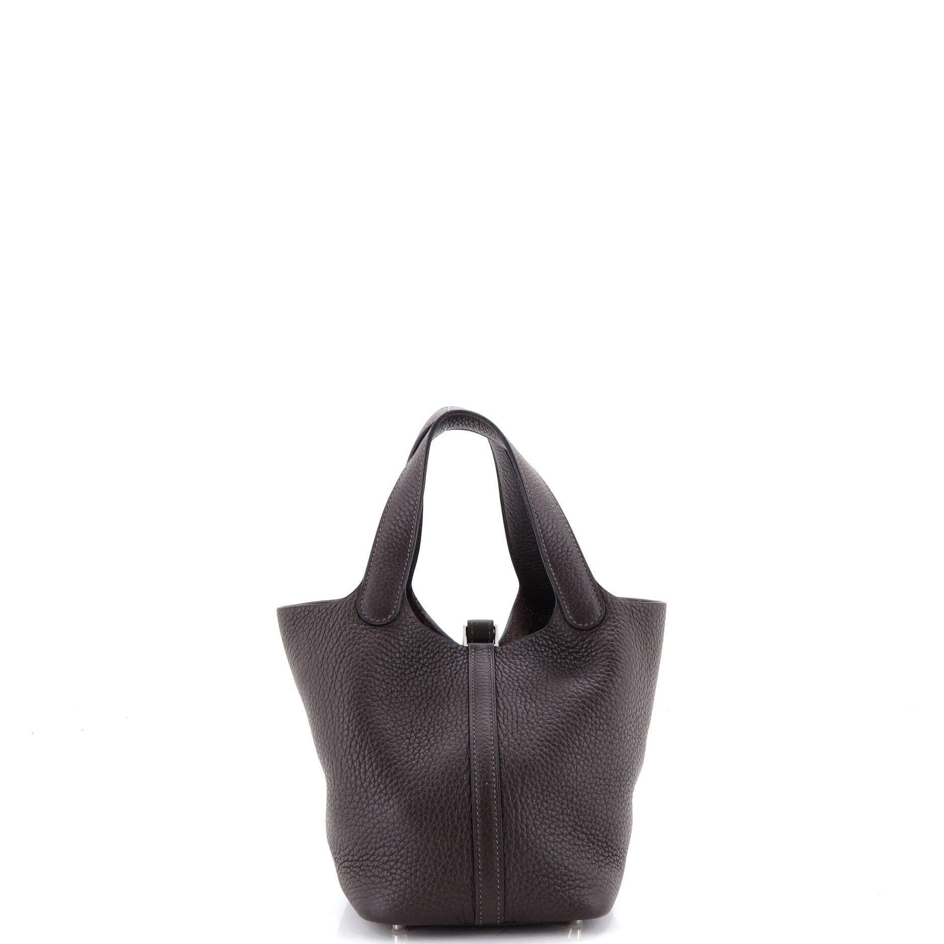 Picotin Lock Bag Clemence PM, Alternate, color, Brown
