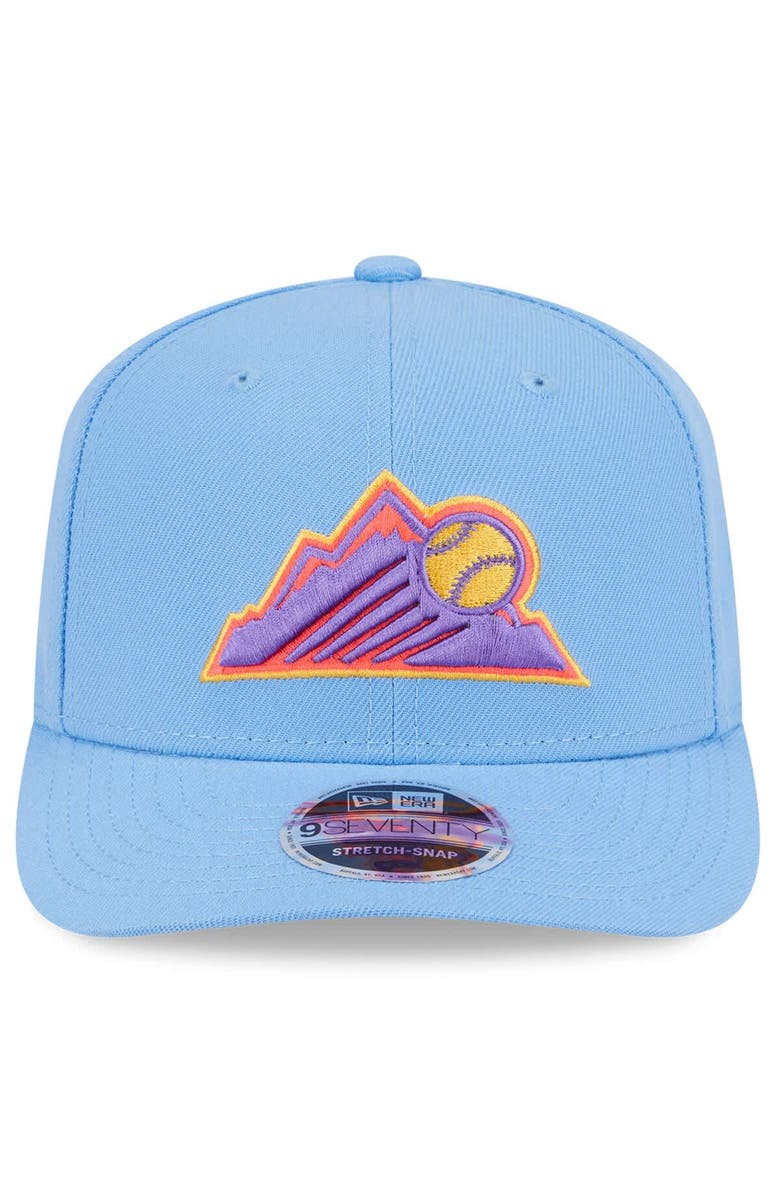 New Era Men's New Era Light Blue Colorado Rockies 2025 City Connect 9SEVENTY Adjustable Hat, Alternate, color, Light Blue