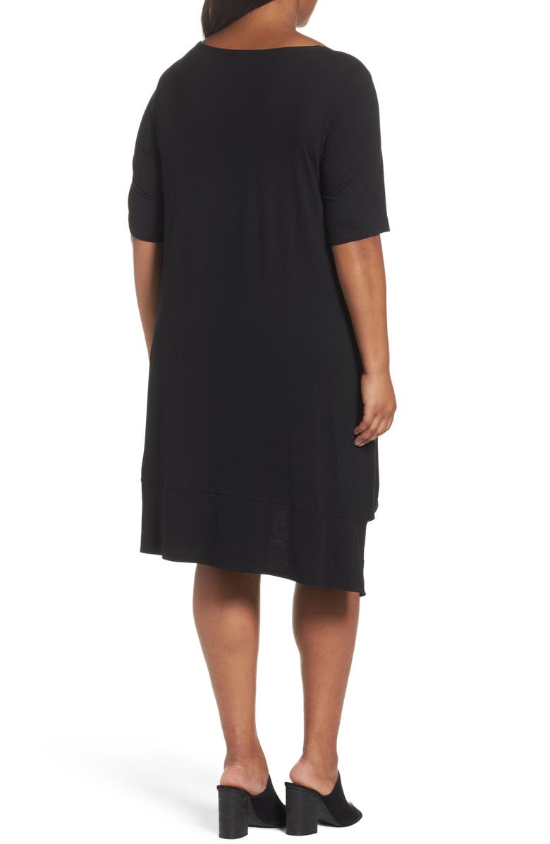 Eileen Fisher Jersey Shift Dress, Alternate, color, 