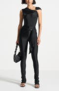 Manière De Voir Draped Hardware Detail Leggings