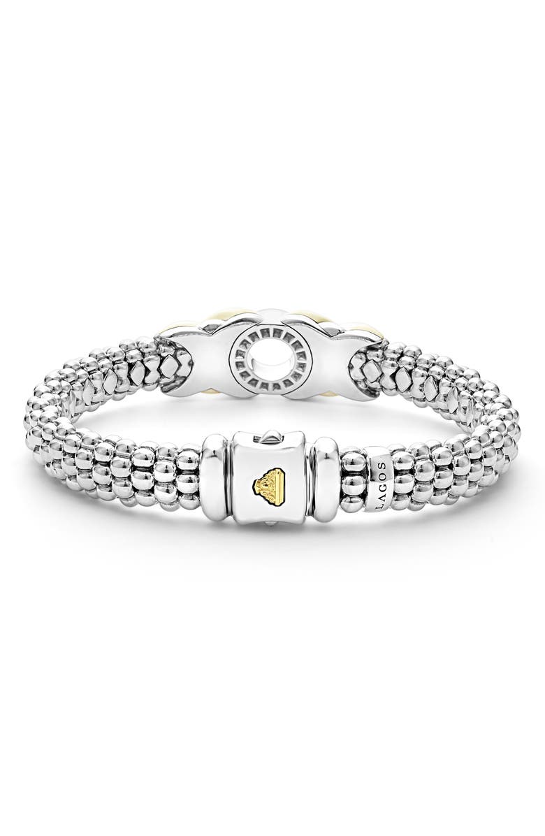 LAGOS Embrace XOX Diamond Rope Bracelet, Alternate, color, 