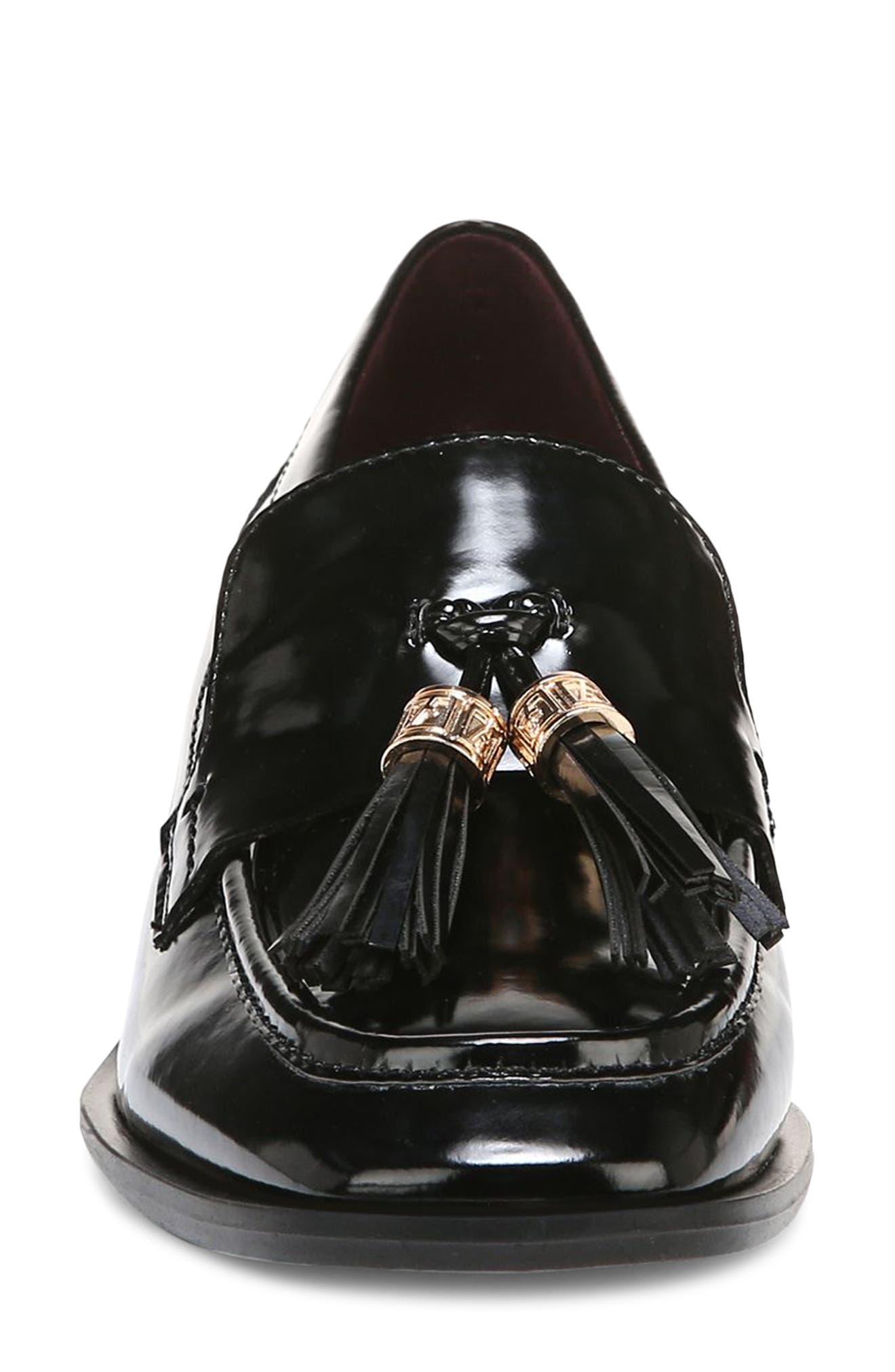 Franco Sarto Donna Block Heel Tassel Loafer, Alternate, color, 