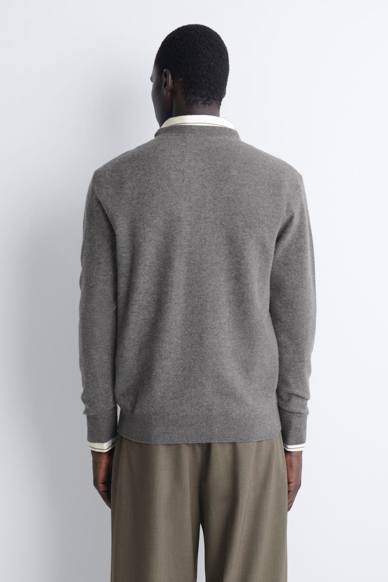 Cashmere Cardigan, Alternate, color, GRAY MÉLANGE
