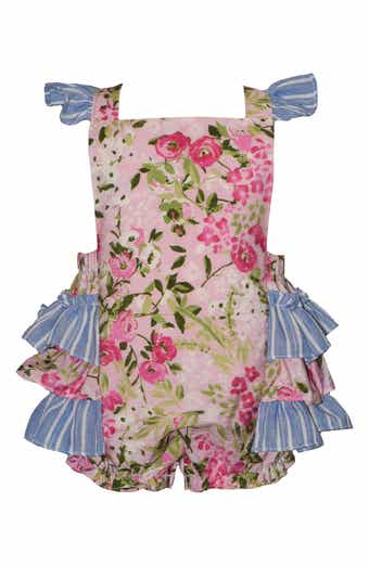 Iris & Ivy <p>Mixed Print Ruffle Bubble Romper (Baby)</p>