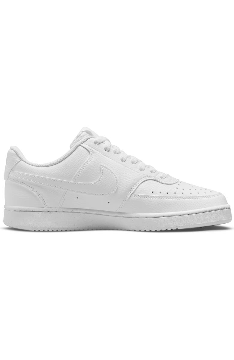 Nike Court Vision Low Sneaker, Alternate, color, 100 White/White/White