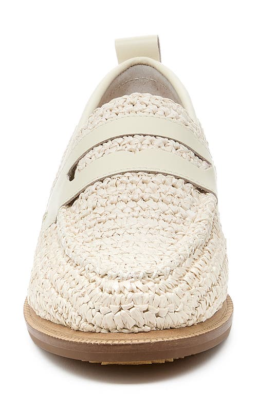 Kelsi Dagger Brooklyn Lens Penny Loafer In Shell