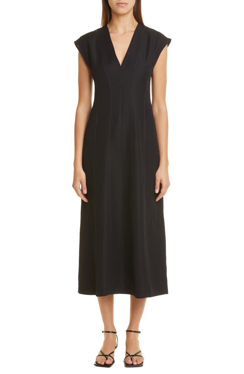 Fabiana Filippi Cap Sleeve Dress, Main, color, 