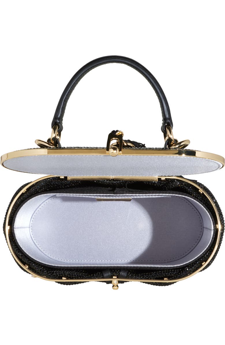 JUDITH LEIBER COUTURE Willow Embellished Top Handle Bag, Alternate, color,