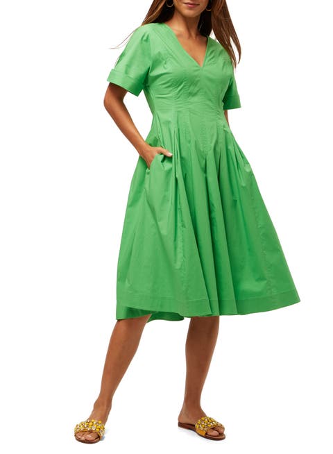 A line Poplin Midi Ashe Dress