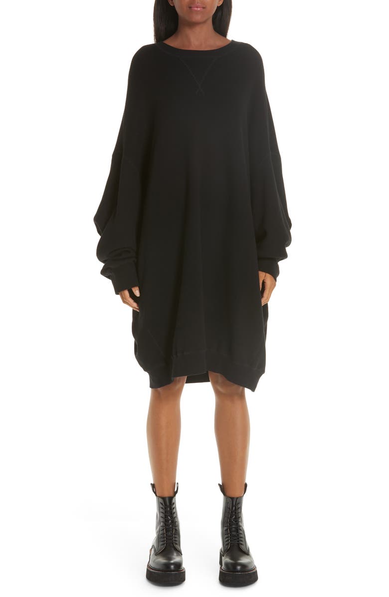 R13 Grunge Sweatshirt Dress, Main, color,