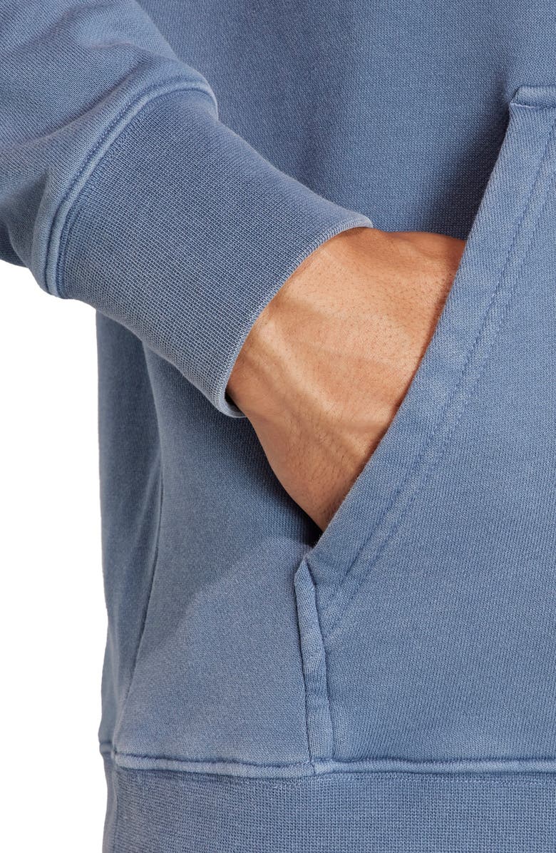 adidas Adicolor Trefoil Outline Cotton French Terry Hoodie, Alternate, color,