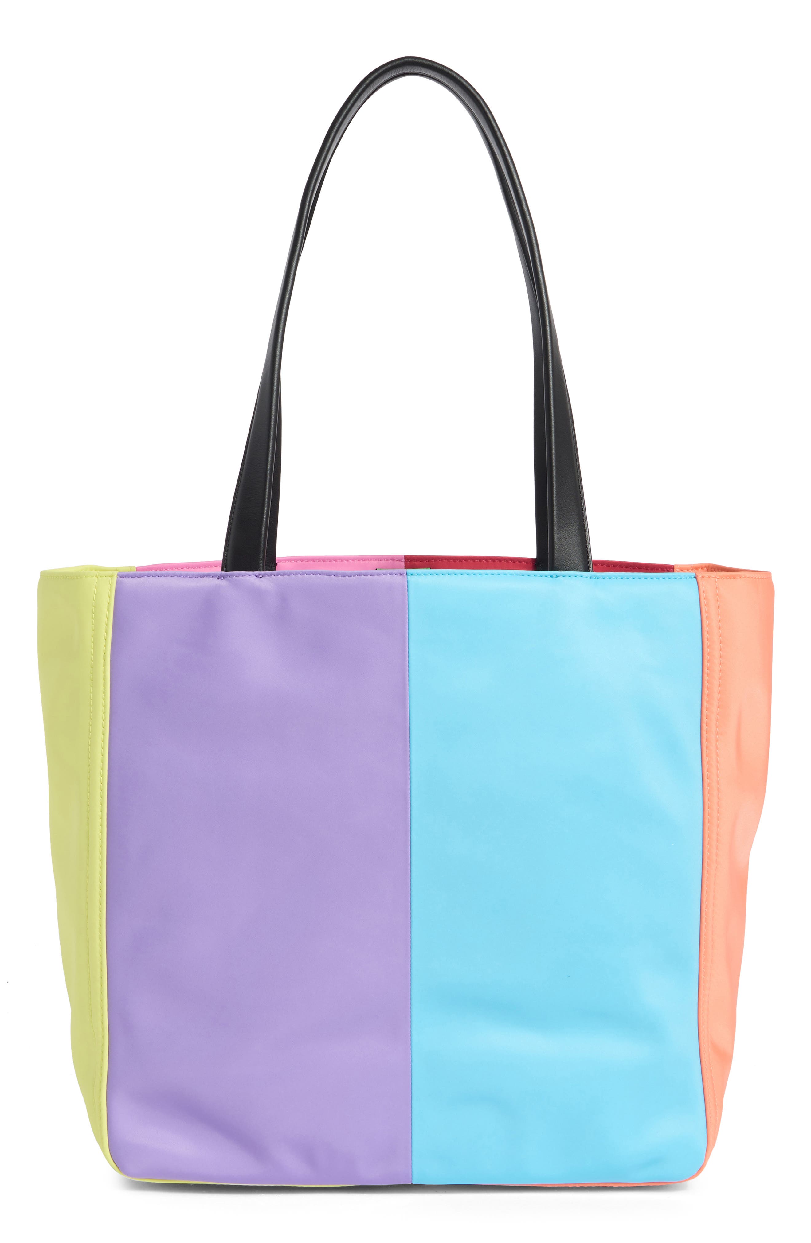 Kate Spade New York other rainbow large nylon tote bag, Alternate, color, 