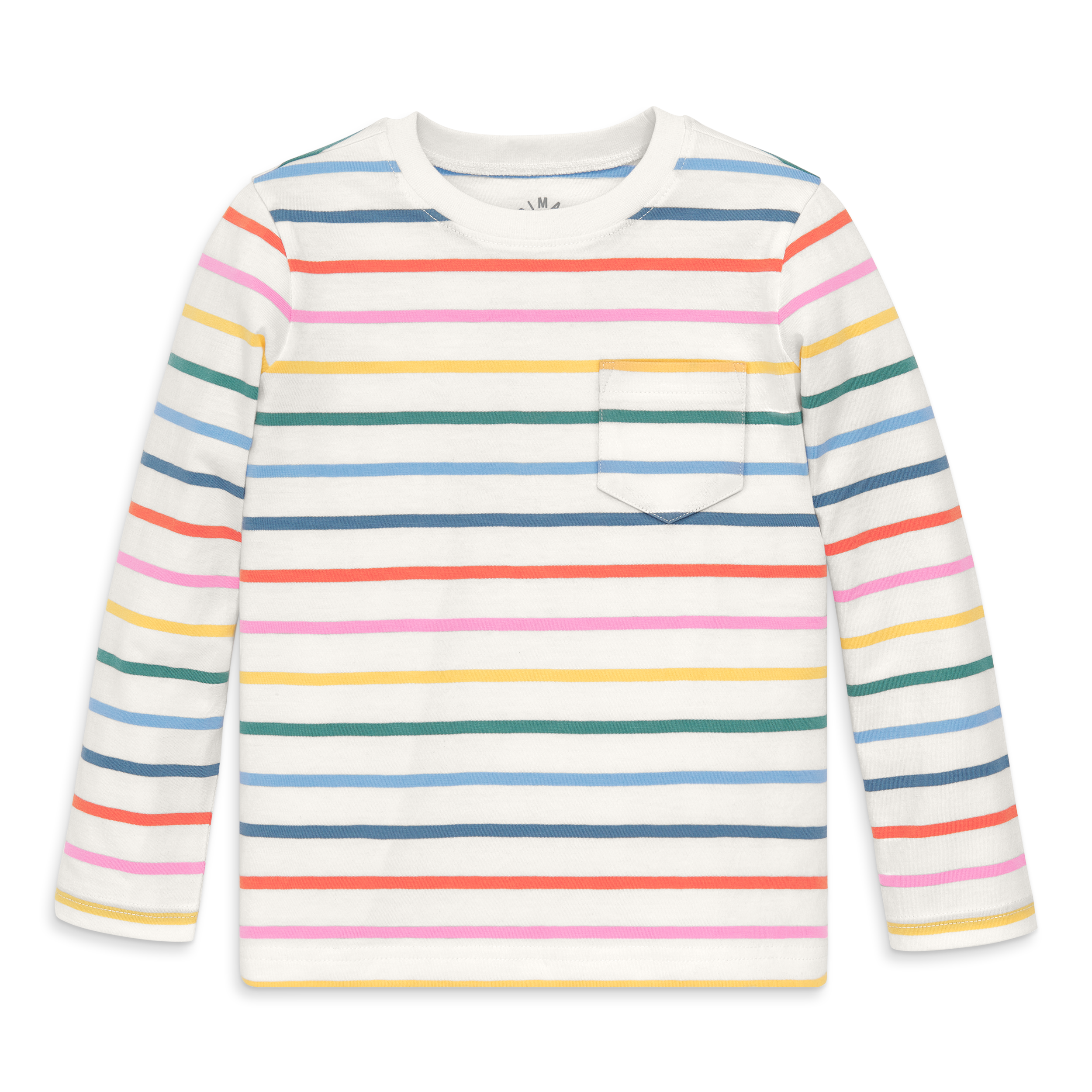 selected Ivory Rainbow Stripe New