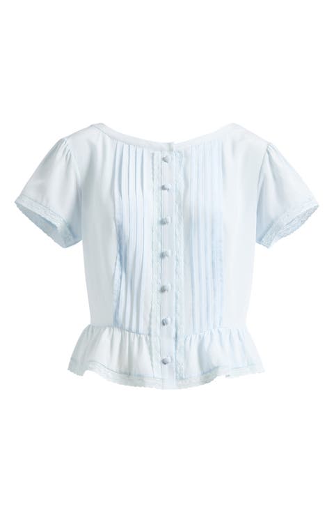 The Silk Coquette Top
