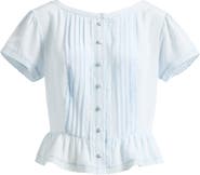 FRAME The Silk Coquette Top