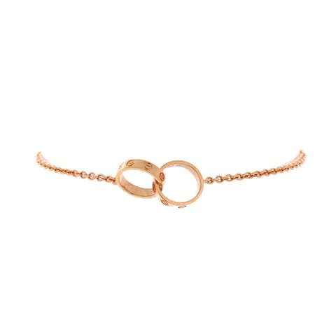Love Interlocking Bracelet 18K Rose Gold