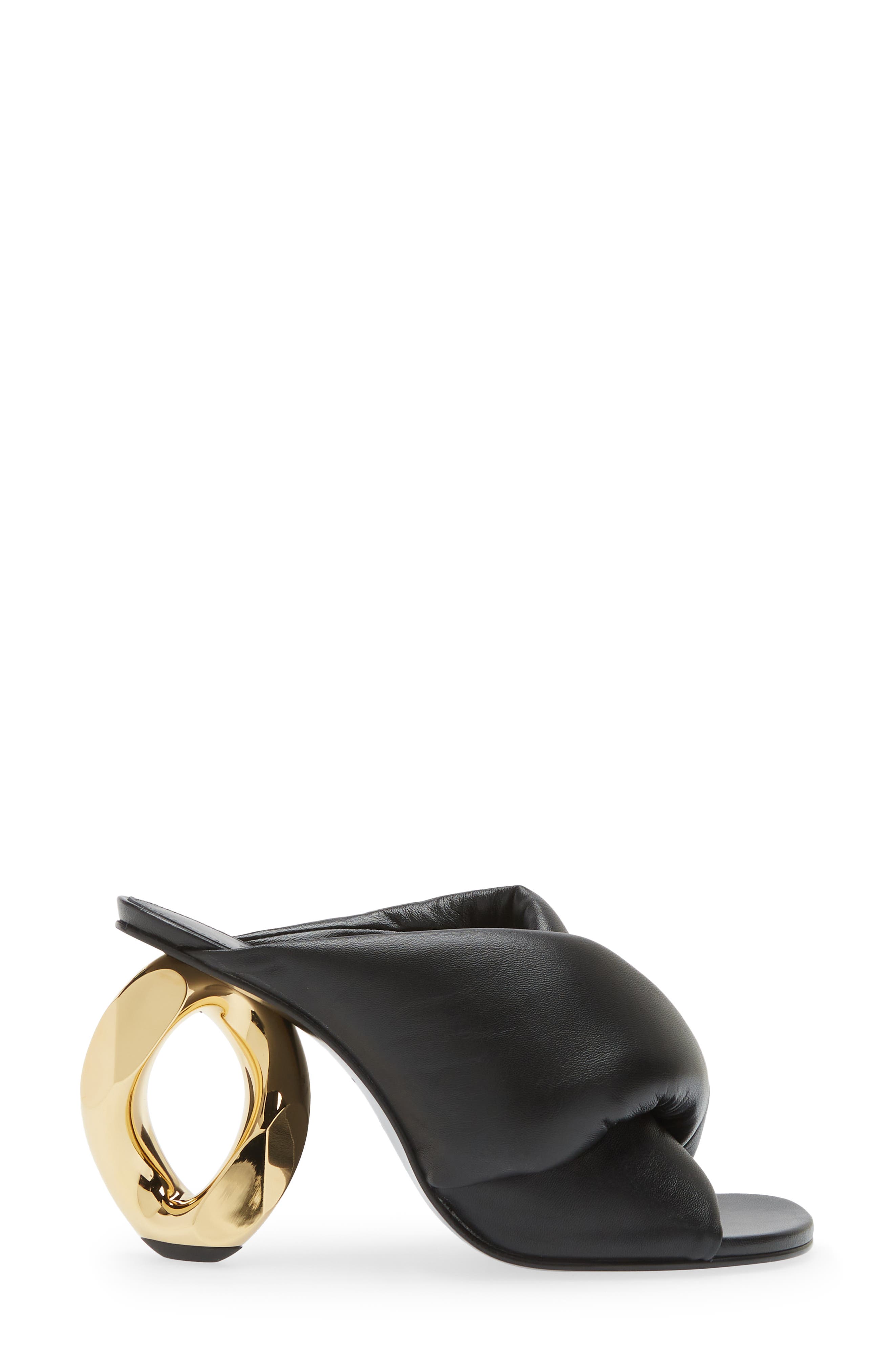 JW Anderson Chain Heel Open Toe Mule, Alternate, color, 