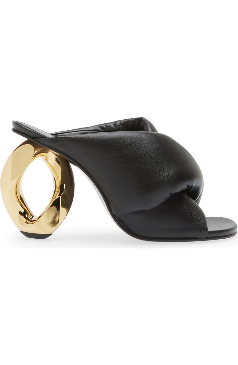 JW Anderson Chain Heel Open Toe Mule, Alternate, color,