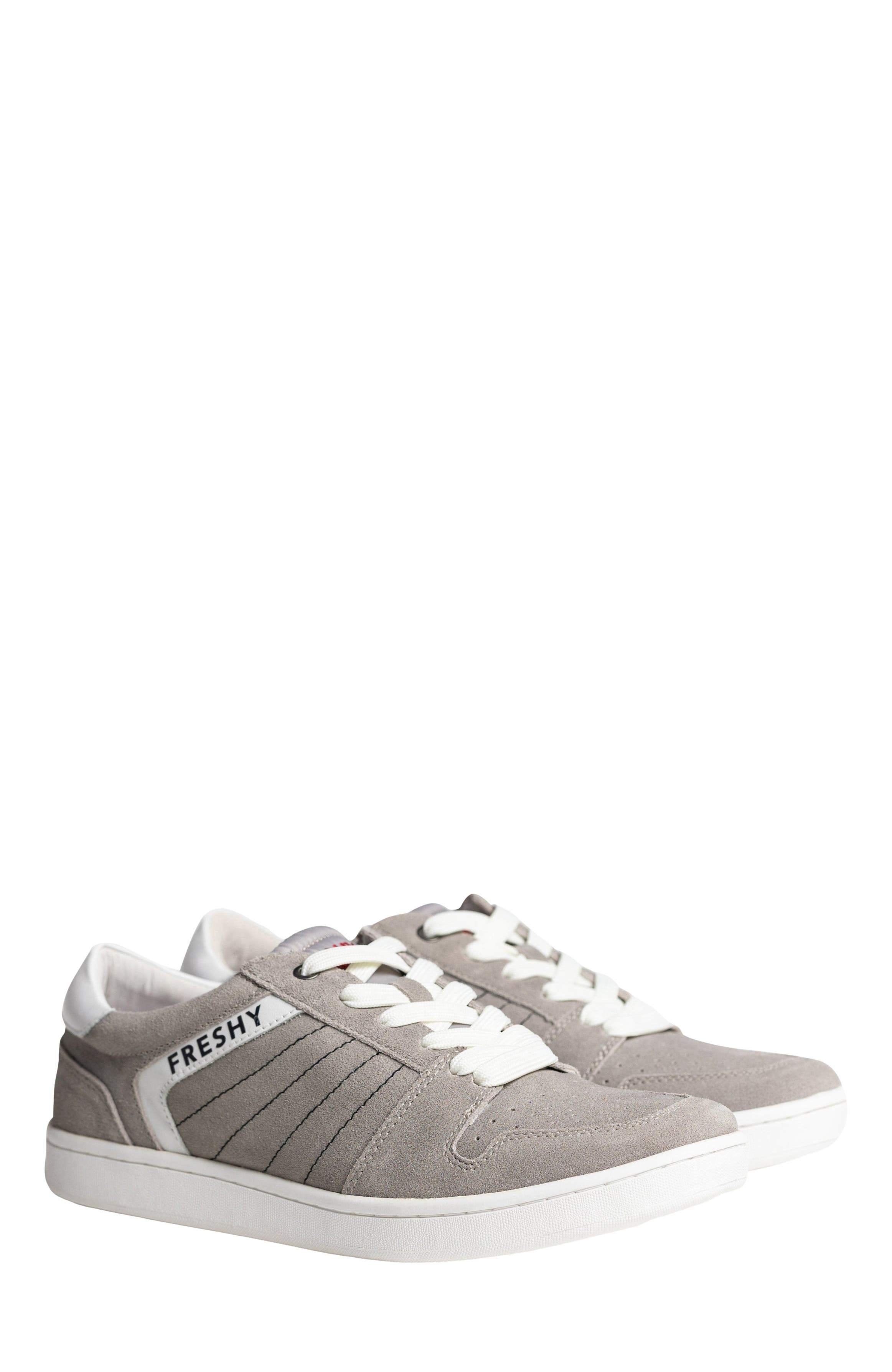 Freshy Kingpin Suede Sneaker, Alternate, color, Grey/White