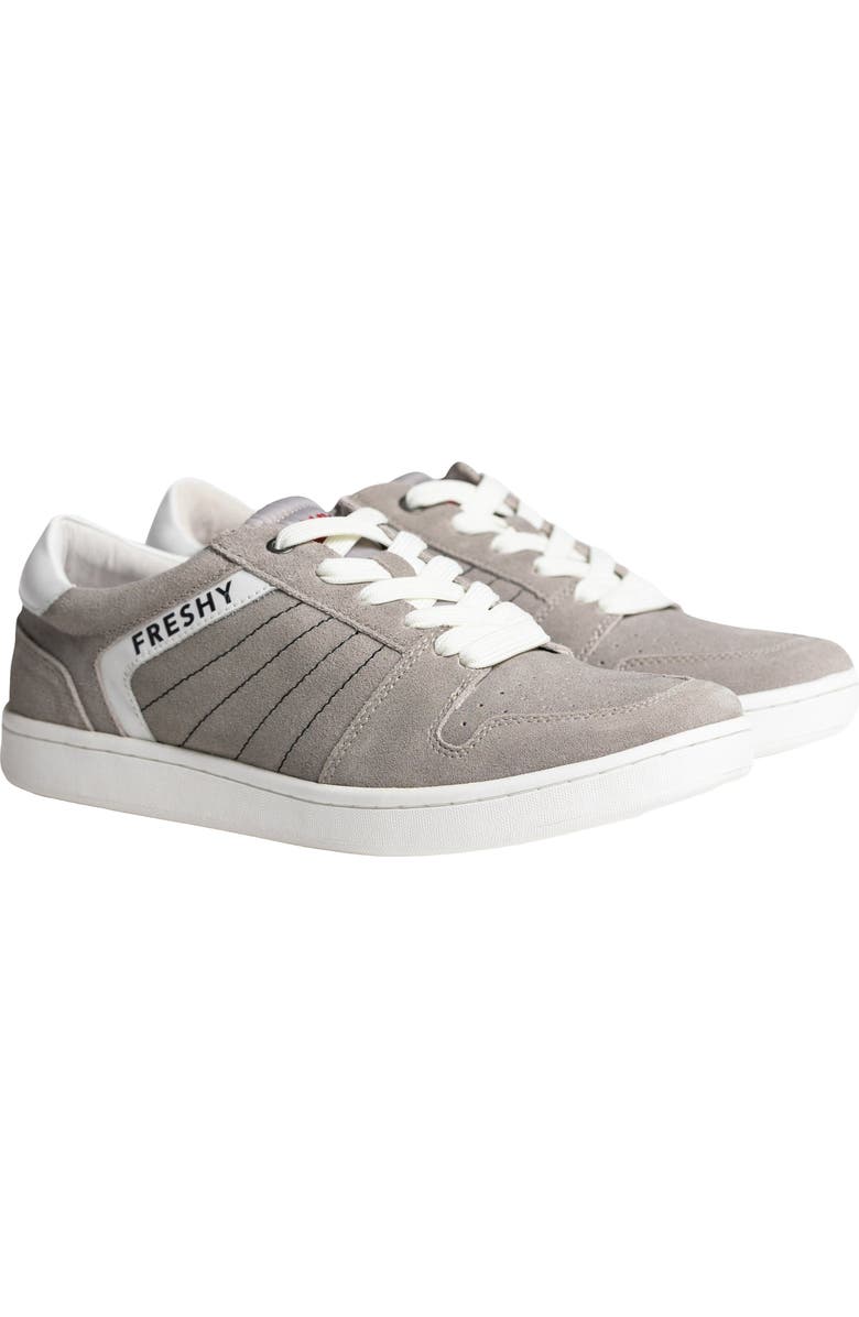 Freshy Kingpin Suede Sneaker, Alternate, color, Grey/White
