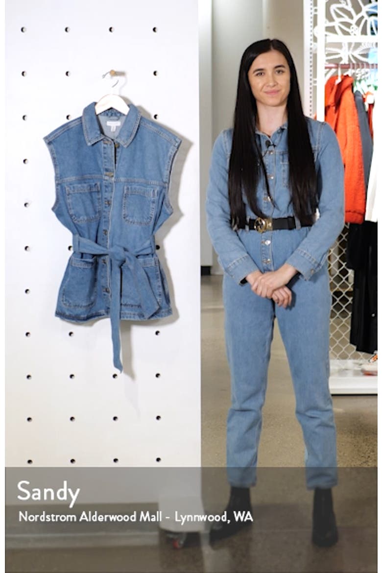 Belted Denim Vest video