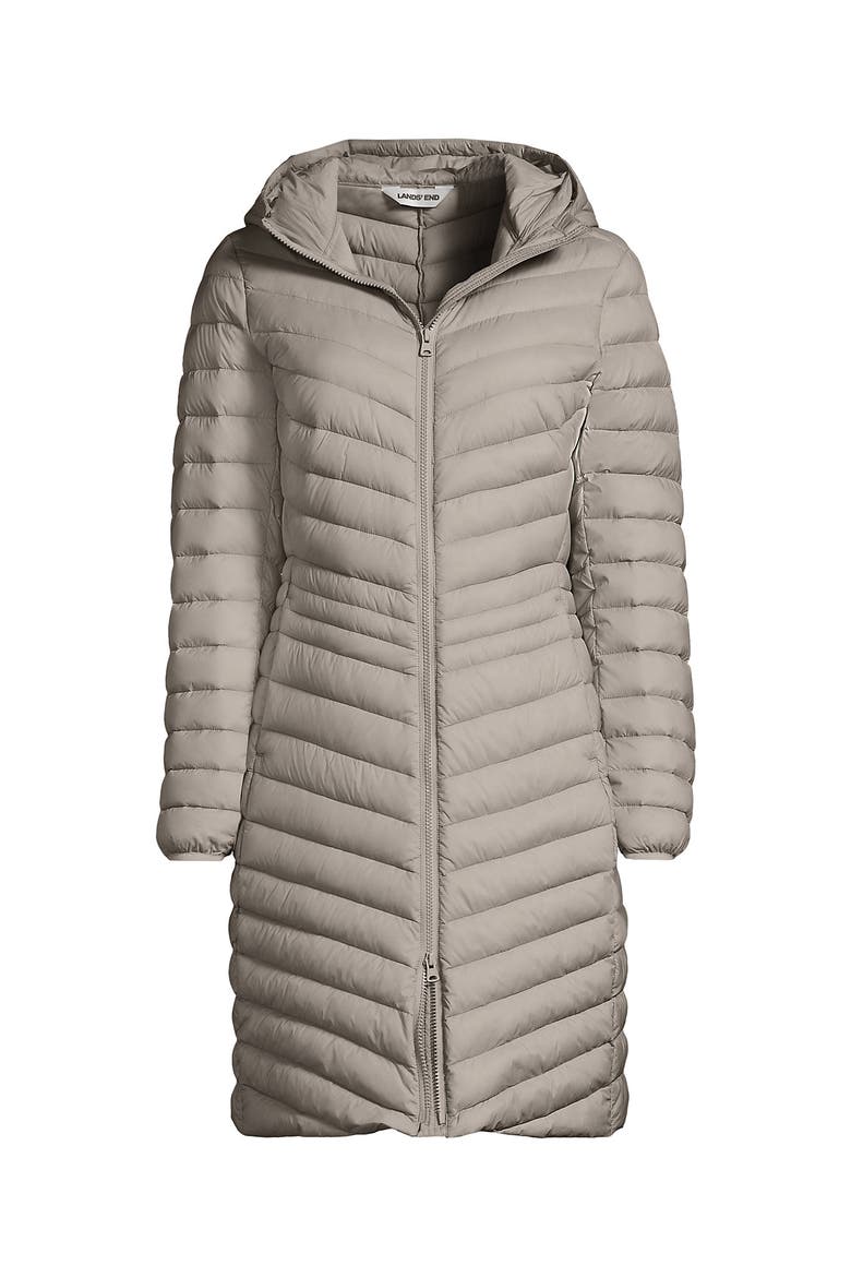 Petite Wanderweight Packable Down Coat, Alternate, color, Soft Mushroom