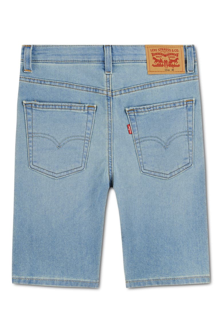 Levi's® Kids' Performance Denim Shorts, Alternate, color, BAUHAUS BLUES