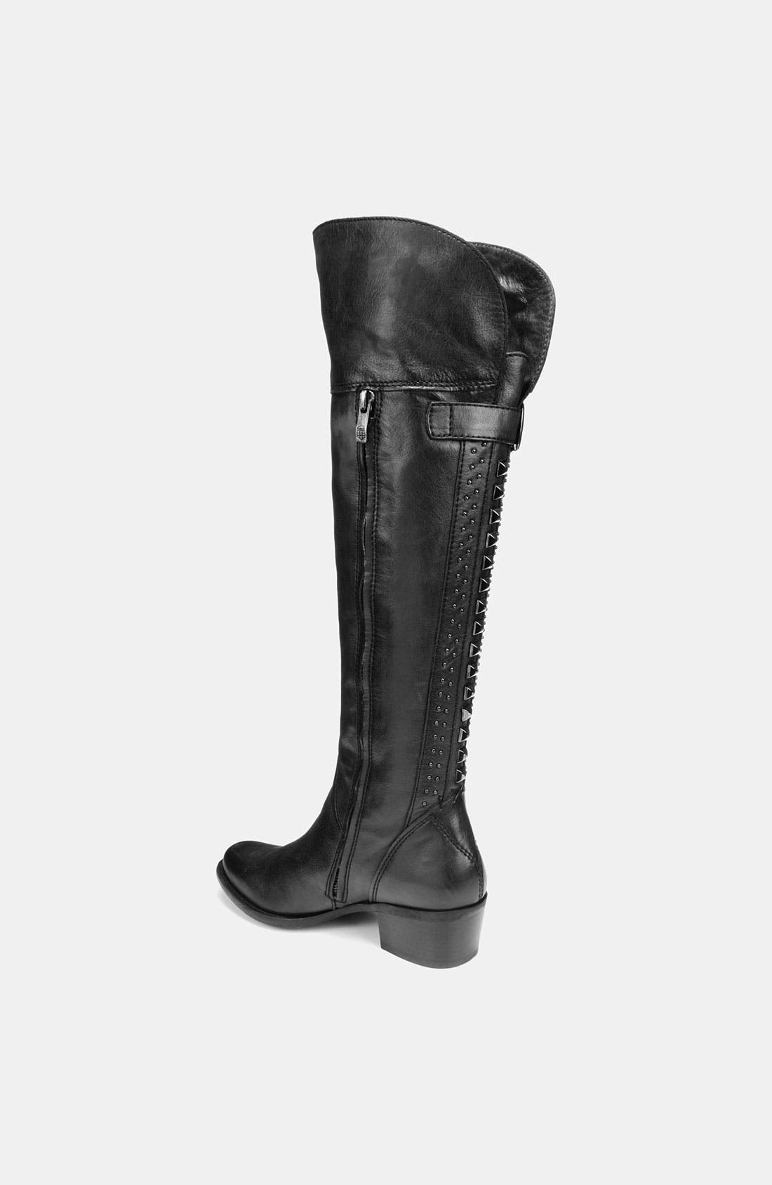 'Bollo' Over-the-Knee Boot, Alternate, color, BLACK