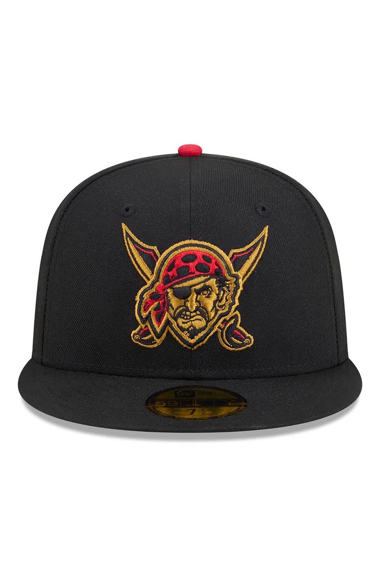 Men's New Era Black Pittsburgh Pirates 2026 City Connect 59FIFTY Fitted Hat, Alternate, color, Black