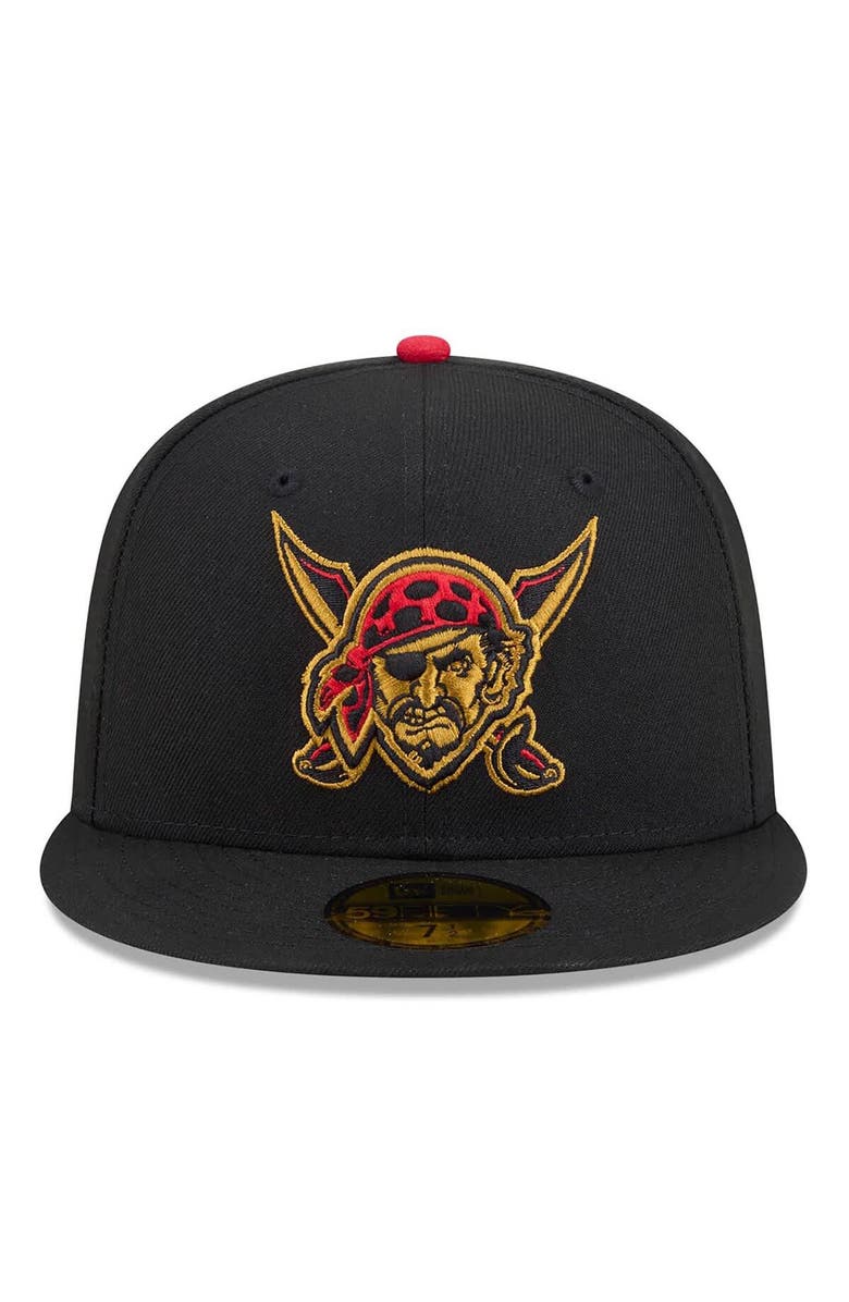 New Era Men's New Era Black Pittsburgh Pirates 2026 City Connect 59FIFTY Fitted Hat, Alternate, color, Black