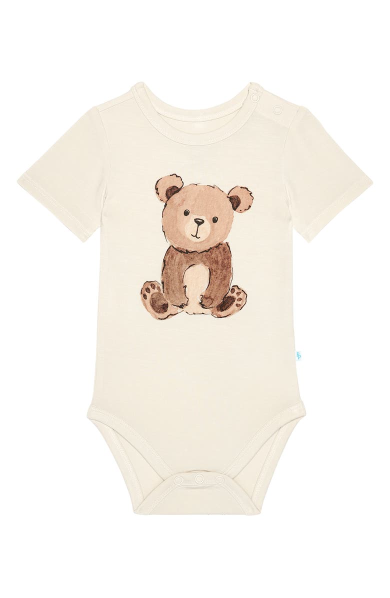 Posh Peanut Bernard Assorted 3-Pack Bodysuits, Alternate, color, Beige