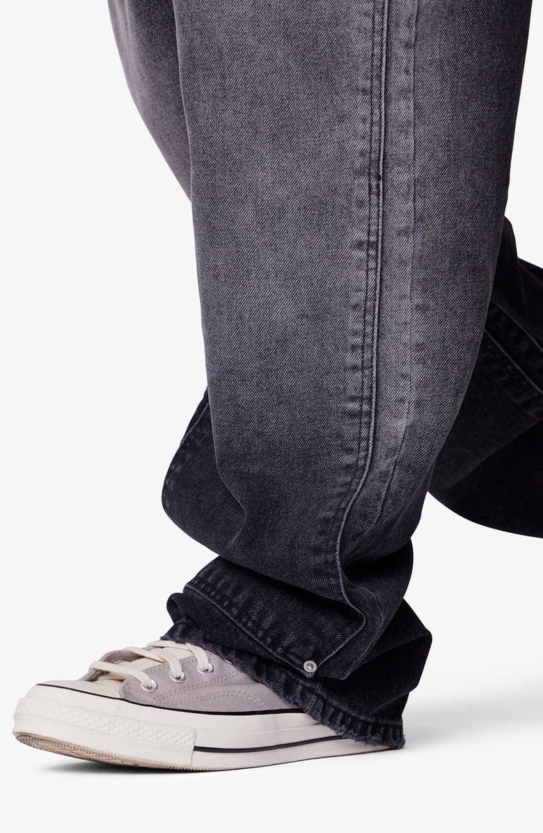 mnml West Double Knee Jeans, Alternate, color, Black