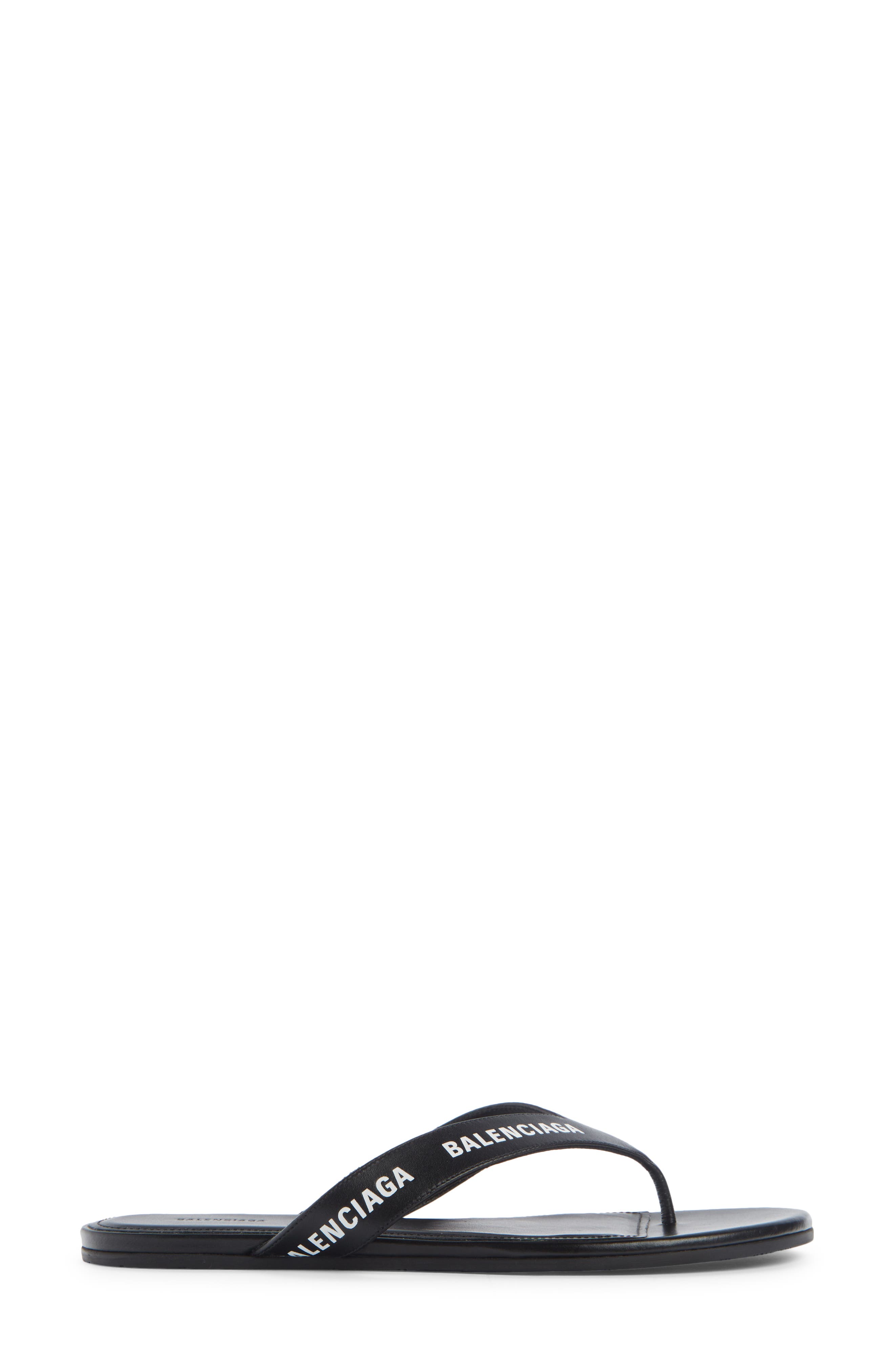 Balenciaga Logo Flip Flop, Alternate, color, 