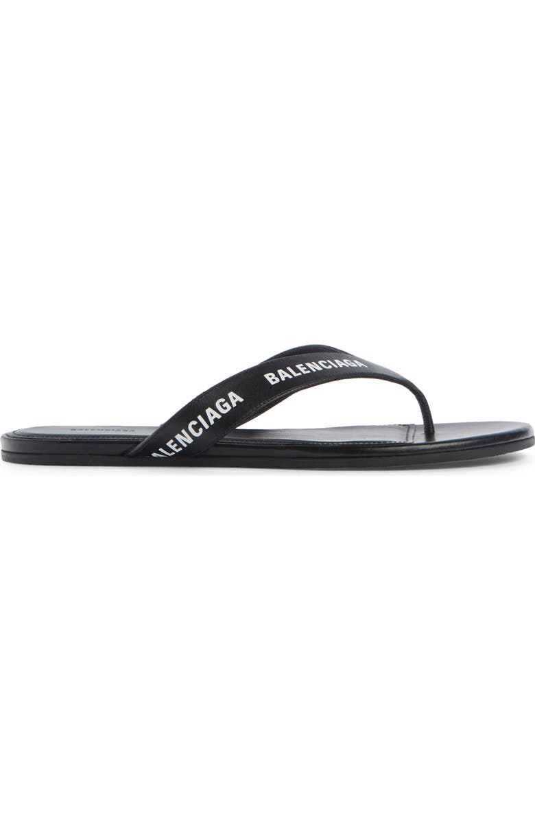 Balenciaga Logo Flip Flop, Alternate, color,