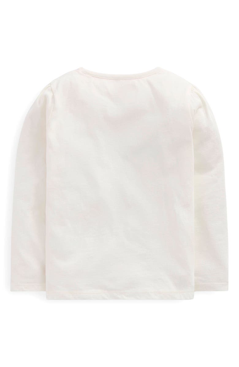 Mini Boden Kids' Embroidered Appliqué T-Shirt, Alternate, color, Soft Ivory Nutcracker