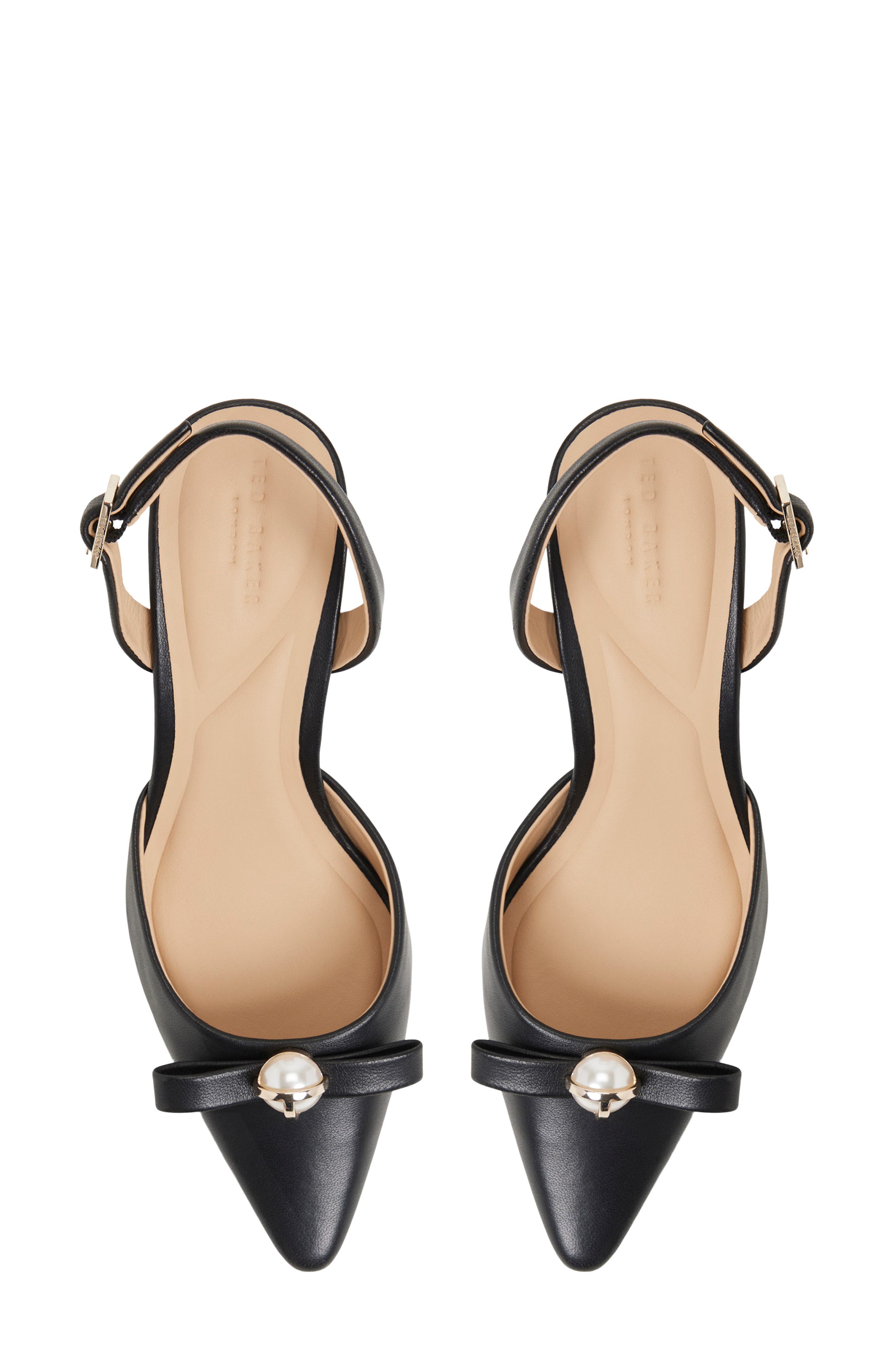 Ted Baker London Sienna Slingback Pointed Toe Pump, Alternate, color, Black