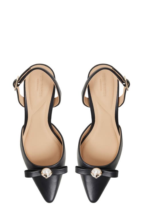 Ted Baker Sienna Slingback Pointed Toe Pump In Black