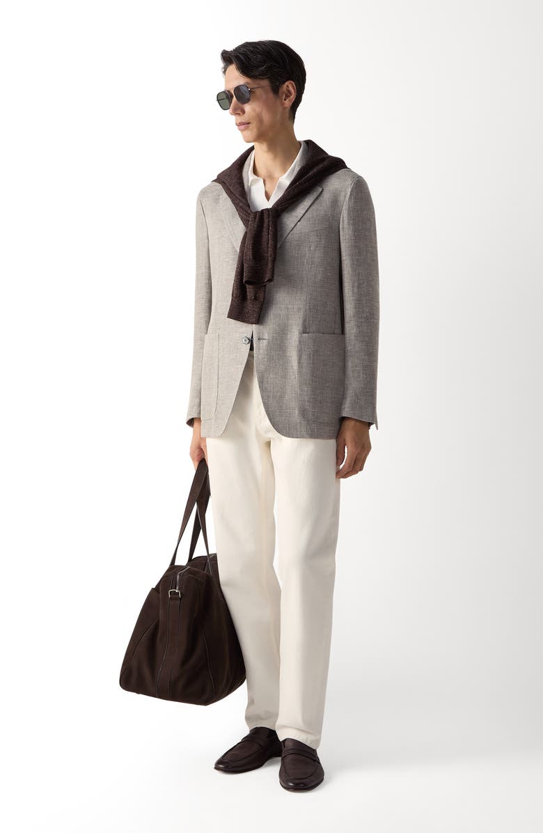 ZEGNA Premium Cotton Polo Shirt, Alternate, color, White