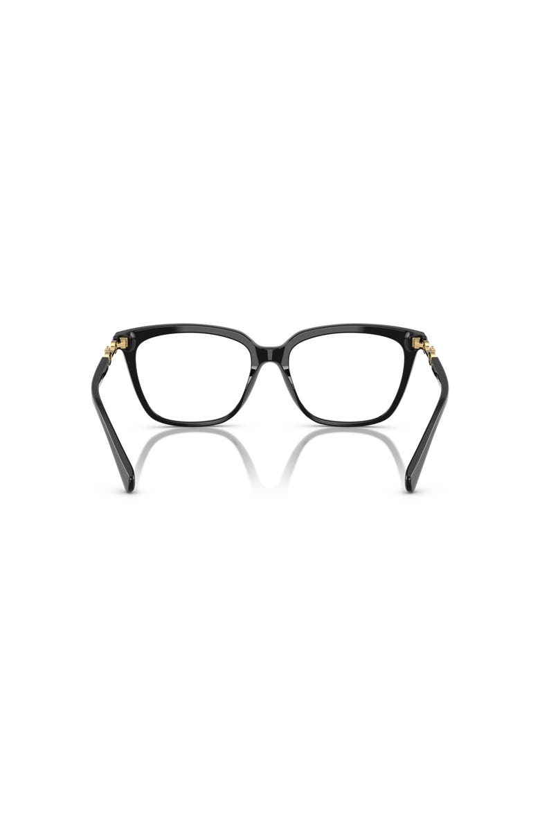 Emporio Armani 53mm Cat Eye optical glasses, Alternate, color, Black