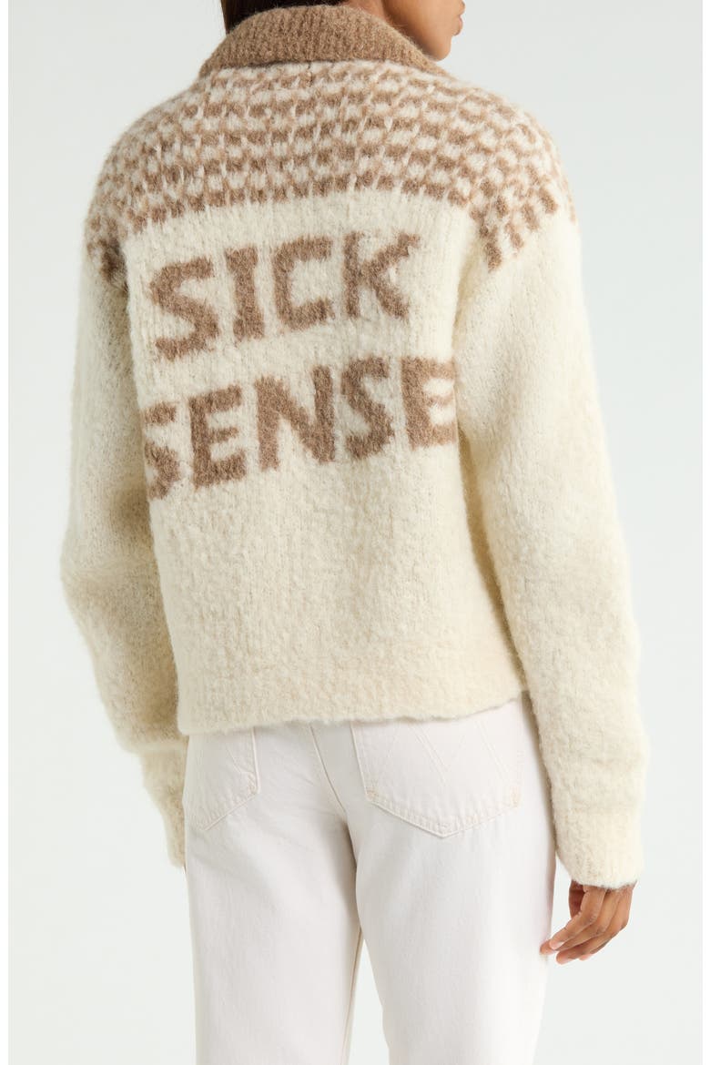 The Zip Raquette Cardigan, Alternate, color, FLUFF BACK