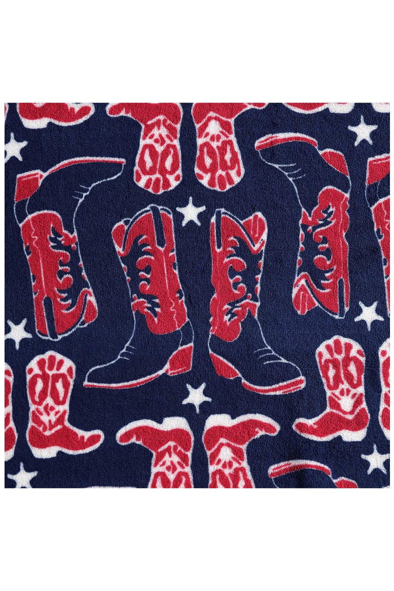 Knockin' Boots Ultrasoft Plush Throw, Alternate, color, DARK BLUE
