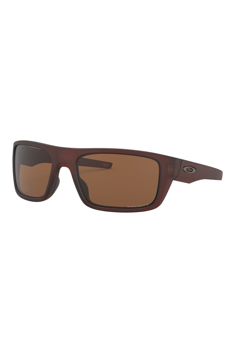 61mm Rectangular Sunglasses, Alternate, color, TORTOISE