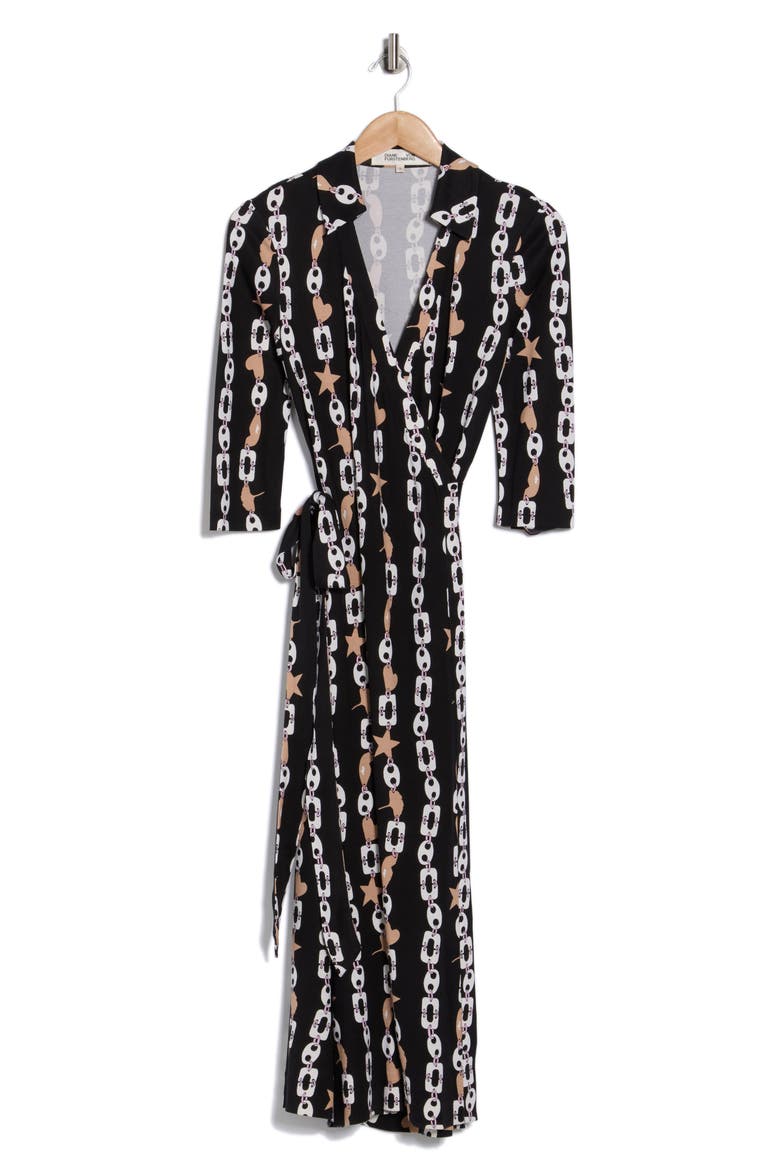 Abigail Wrap Midi Dress, Alternate, color, CHARMS LARGE