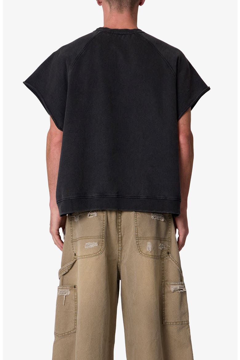 Rosewood Distressed Graphic Cutoff T-Shirt, Alternate, color, WASHED BLACK
