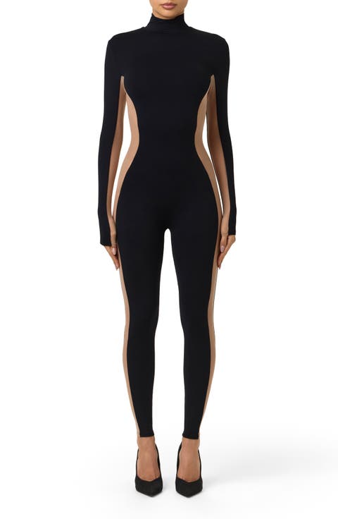 Body Flex Two-Tone Jumpsuit