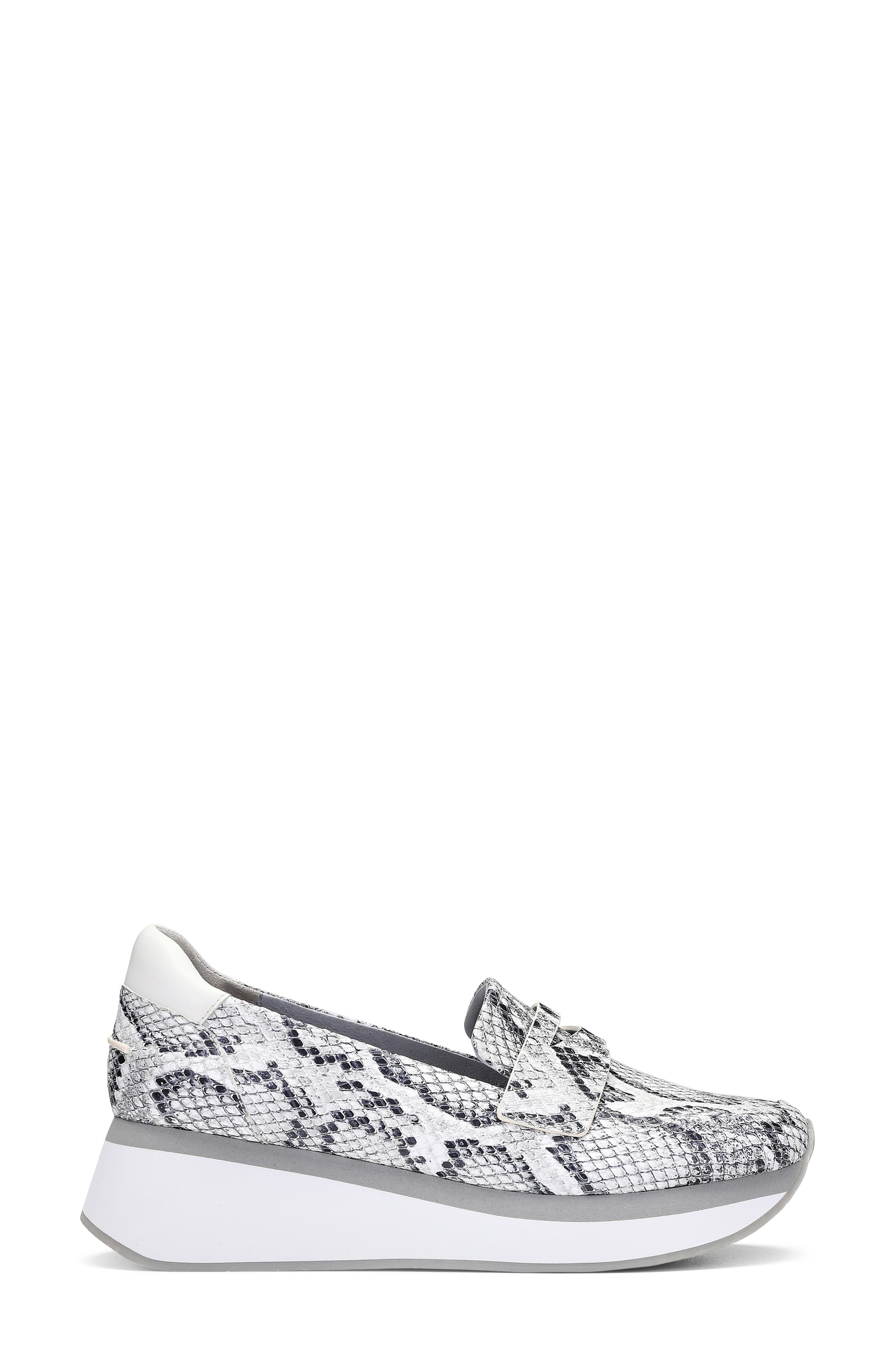 Praise Wedge Loafer, Alternate, color, BONE LEATHER