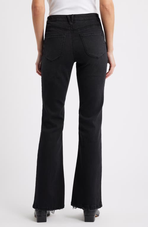 Wit & Wisdom Madison High Waist Itty Bitty Bootcut Jeans In Black