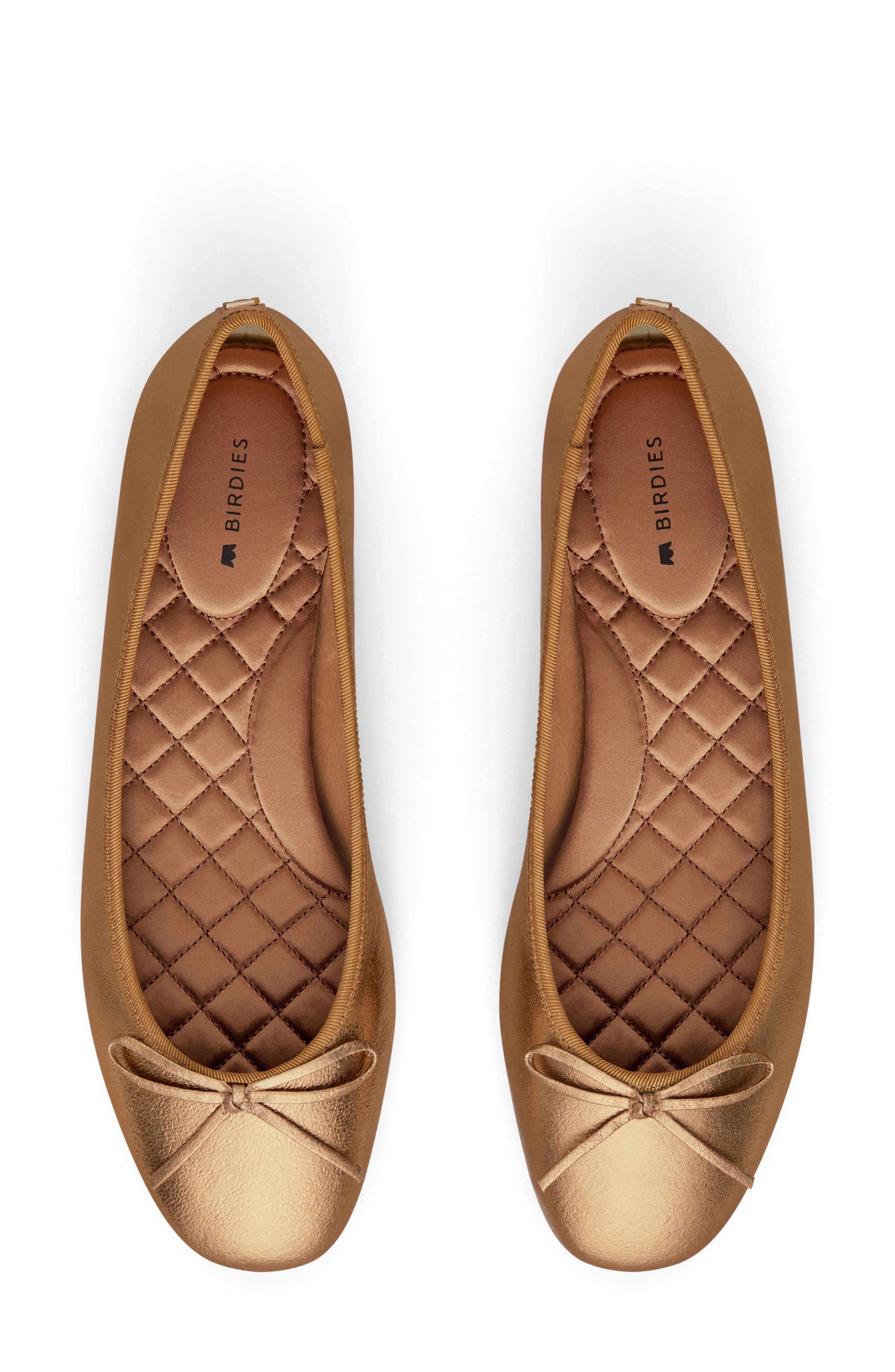The Hummingbird Flats, Alternate, color, VINTAGE GOLD LEATHER
