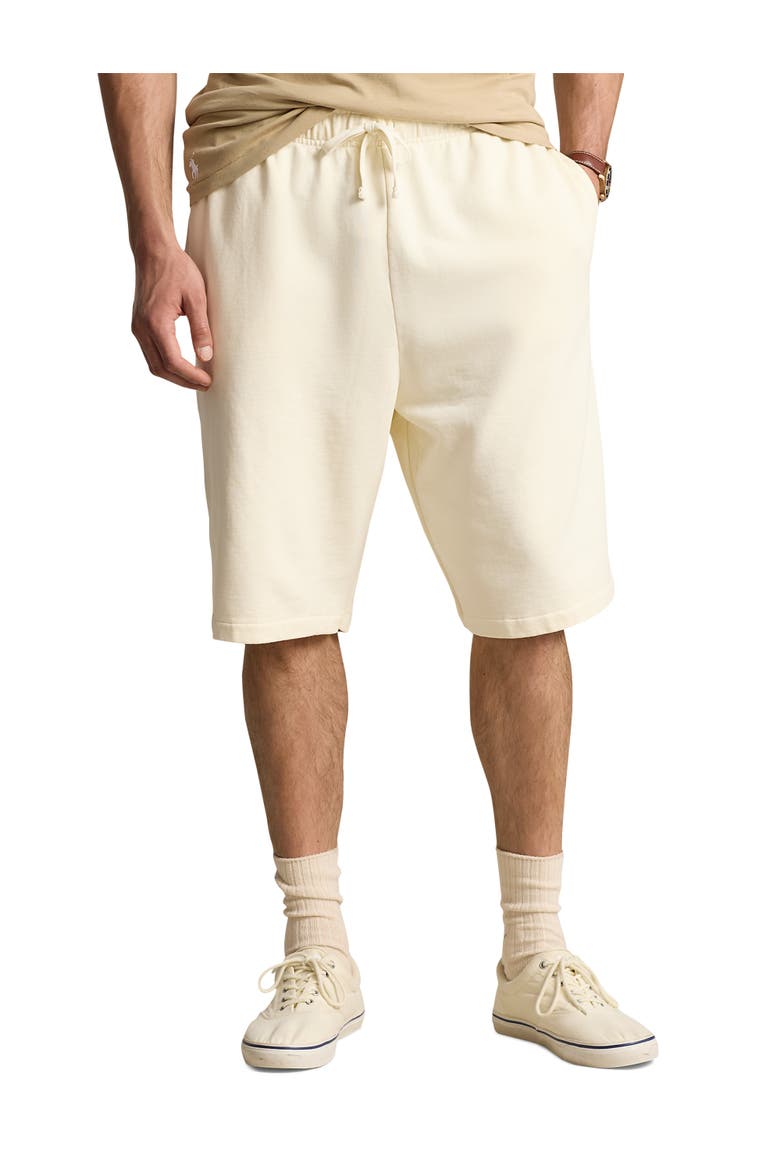 Big & Tall Loopback Fleece Shorts, Main, color, CLUBHOUSE CREAM